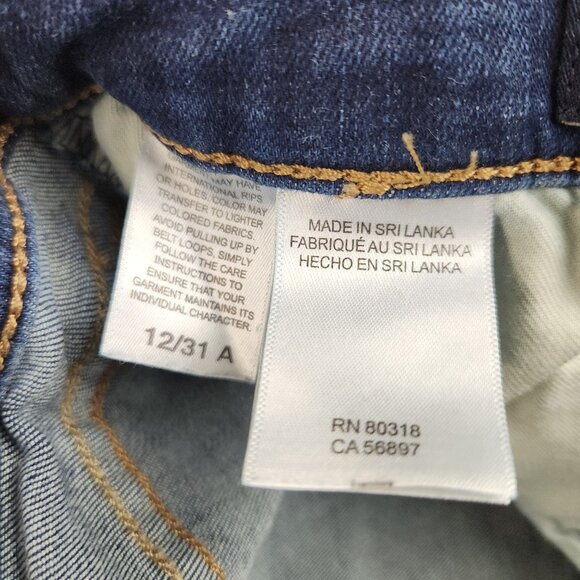 Lucky Brand Jeans Womens Size 12/31 Blue Mid Rise Skinny Ava Ankle Stretch Denim - Picture 11 of 14